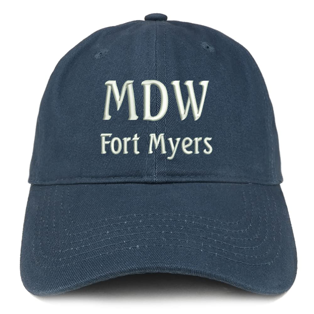 Trendy Apparel Shop MDW Fort Myers Low Profile Soft Cotton Baseball Cap