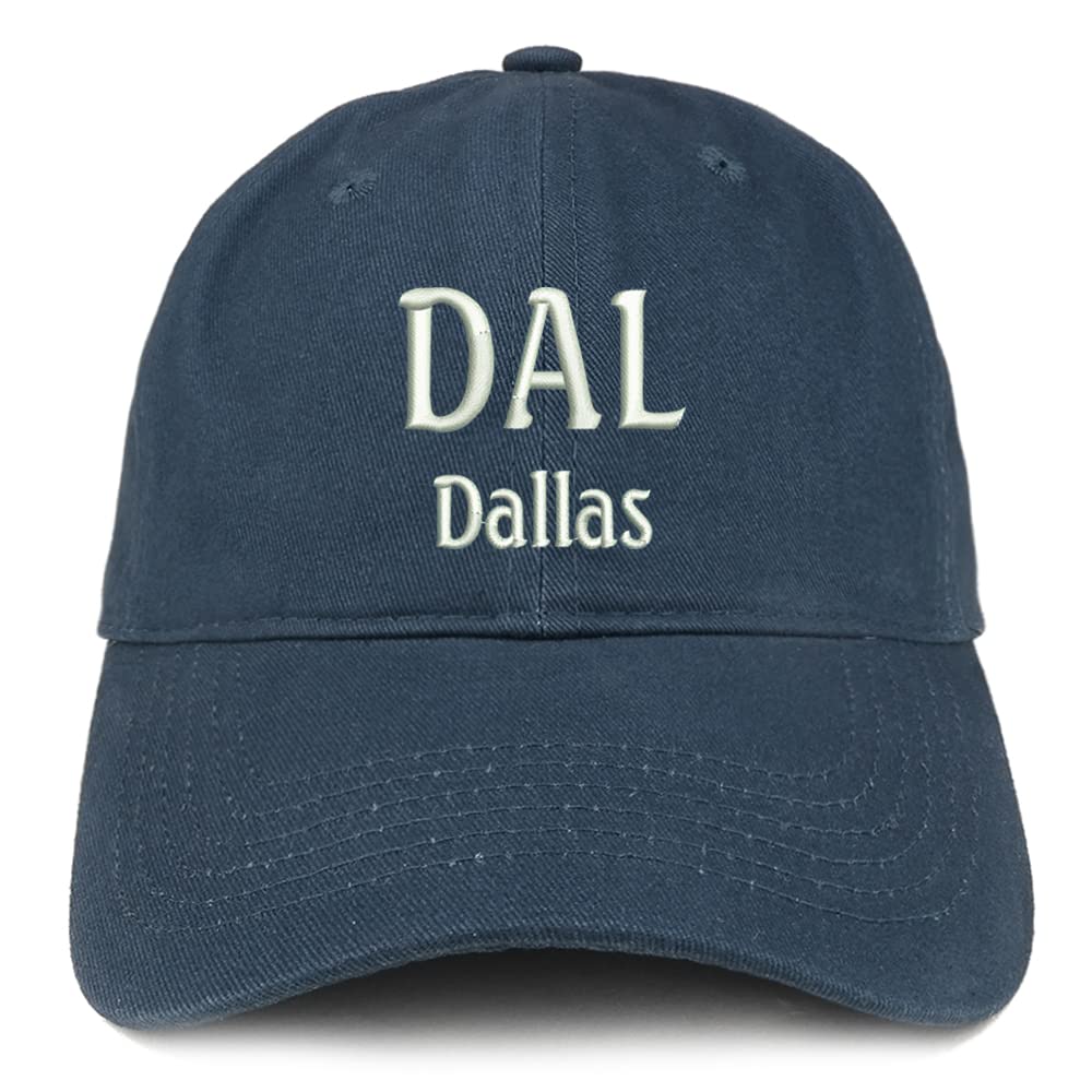 Trendy Apparel Shop DAL Dallas Low Profile Soft Cotton Baseball Cap