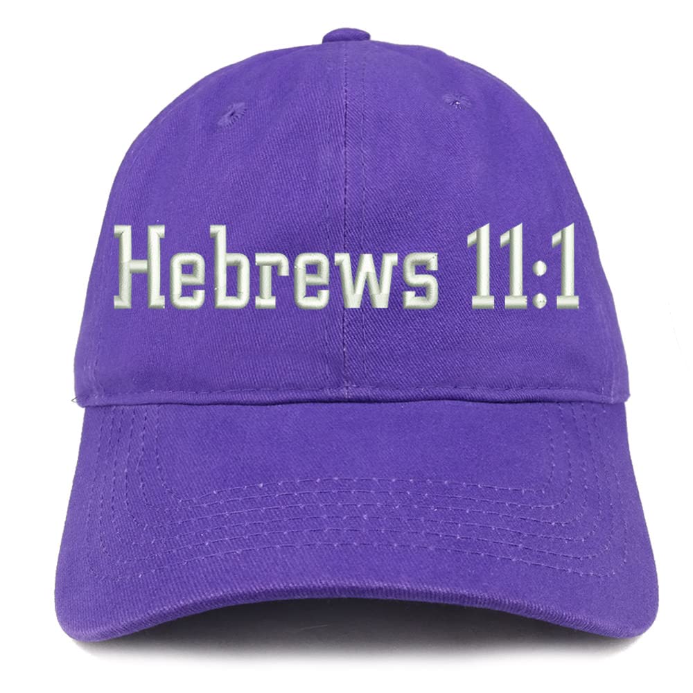 Trendy Apparel Shop Hebrews 11:1 Low Profile Soft Cotton Baseball Cap