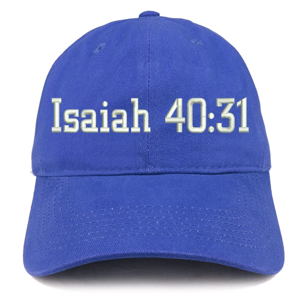 Trendy Apparel Shop Isaiah 40:31 Low Profile Soft Cotton Baseball Cap