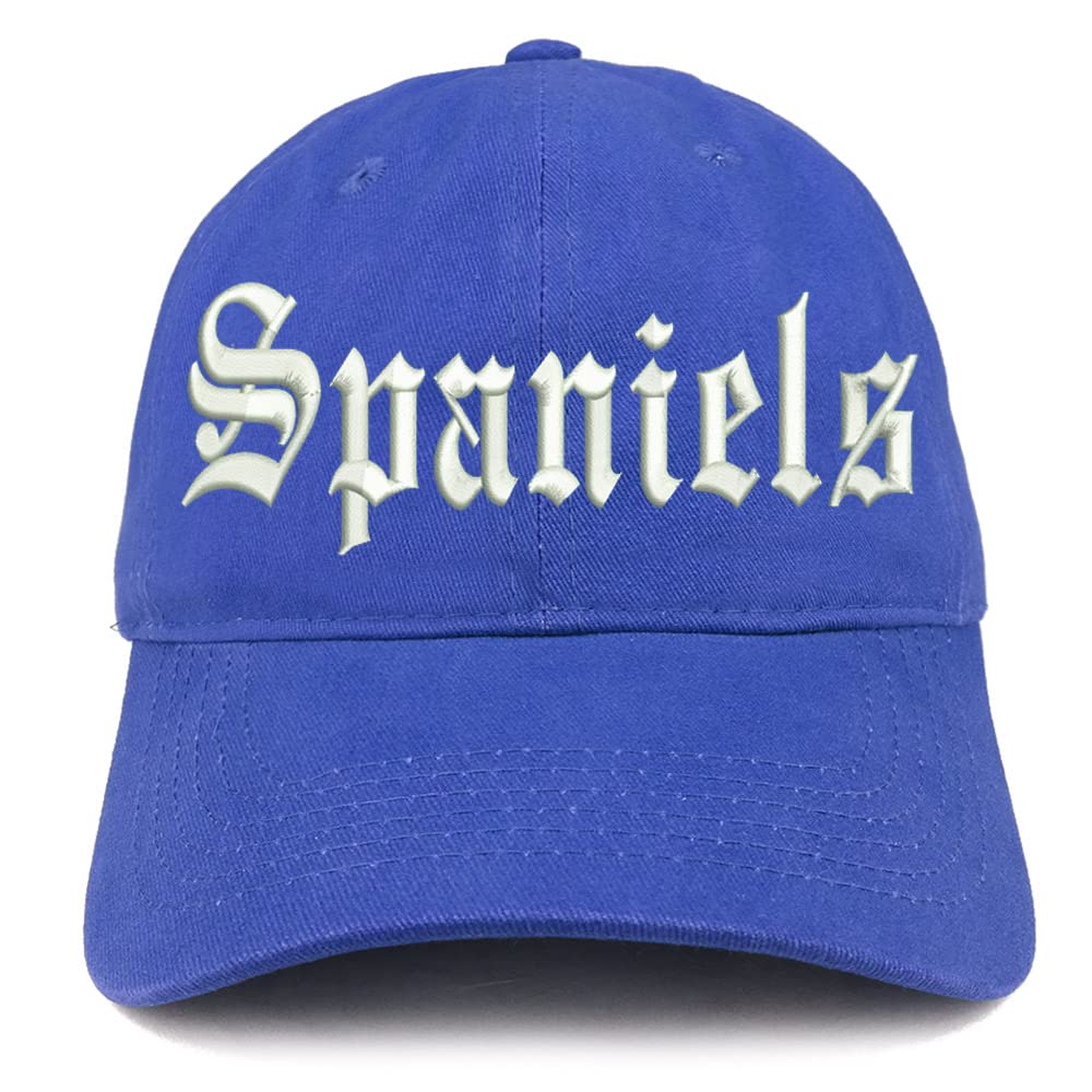 Trendy Apparel Shop Old English Spaniels Low Profile Soft Cotton Baseball Cap