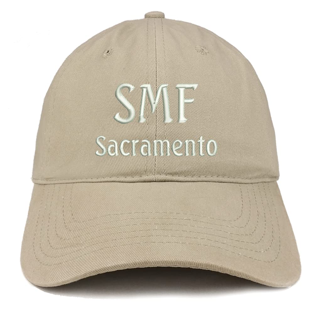 Trendy Apparel Shop SMF Sacramento Low Profile Soft Cotton Baseball Cap
