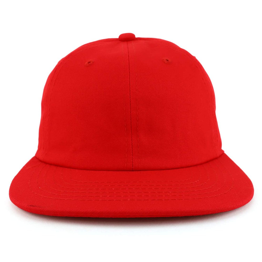 Trendy Apparel Shop Plain Casual Solid Color Low Profile Cotton Snapback Cap