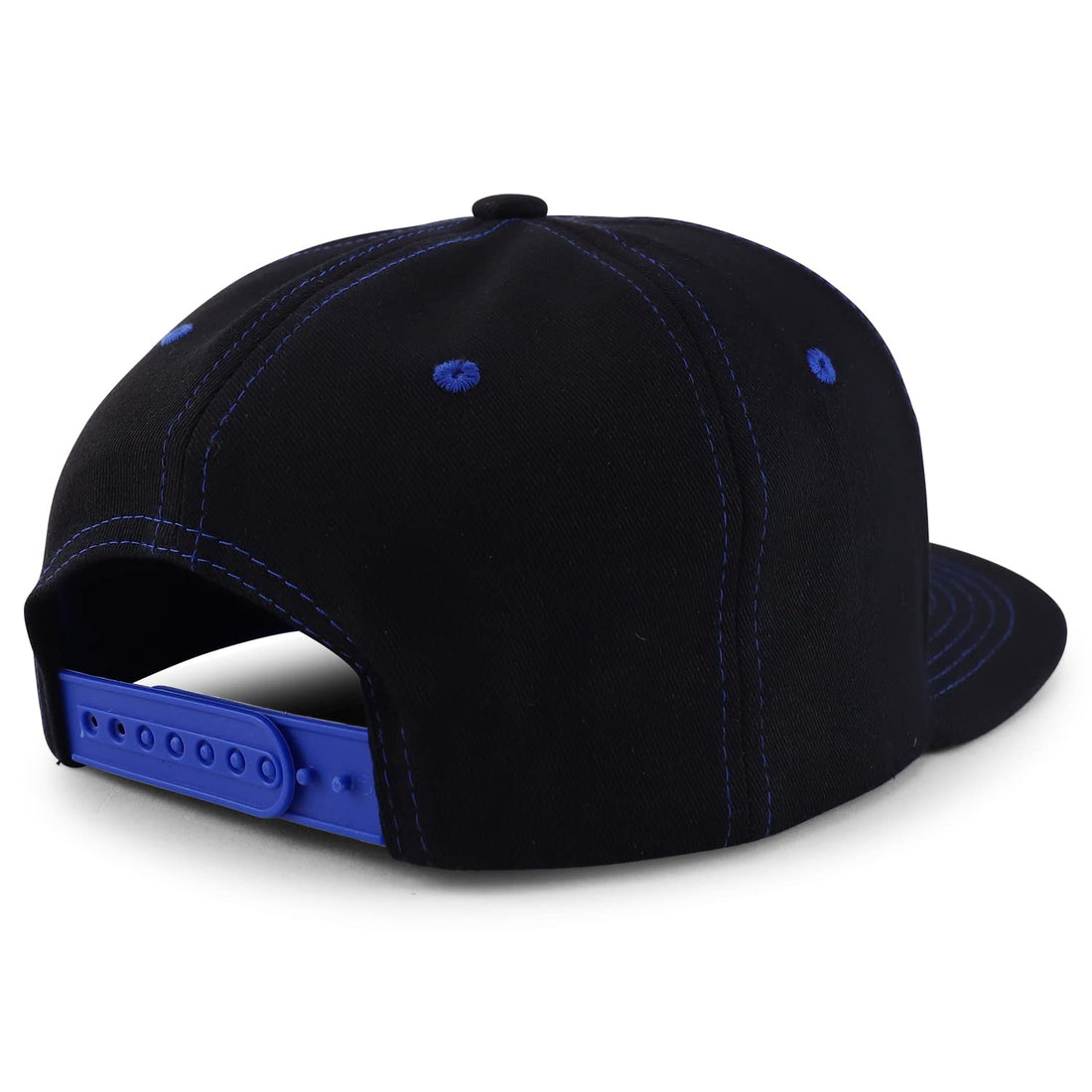 Trendy Apparel Shop PR 3D Embroidered Flatbill Snapback Cap with Puerto Rico Flag