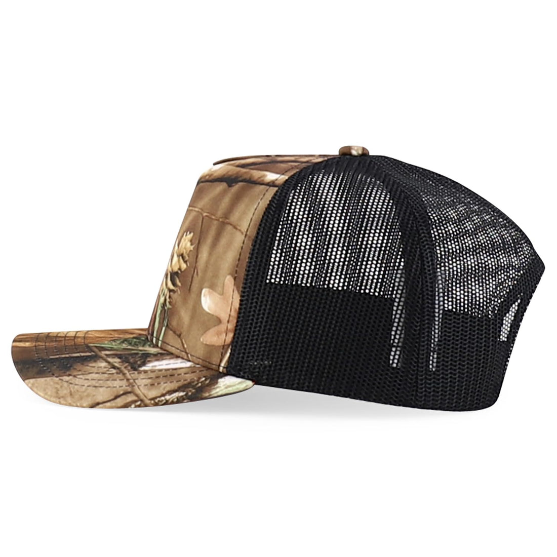 Trendy Apparel Shop 5 Panel Structured Crown Curved Bill Trucker Cap
