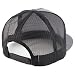 Trendy Apparel Shop Structured High Crown 5 Panel Round Flat Bill Trucker Cap