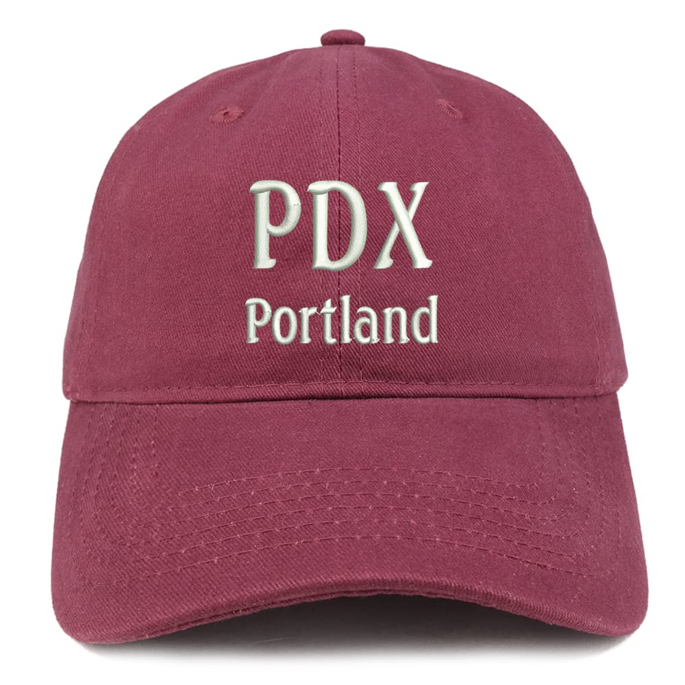 Trendy Apparel Shop PDX Portland Low Profile Soft Cotton Baseball Cap