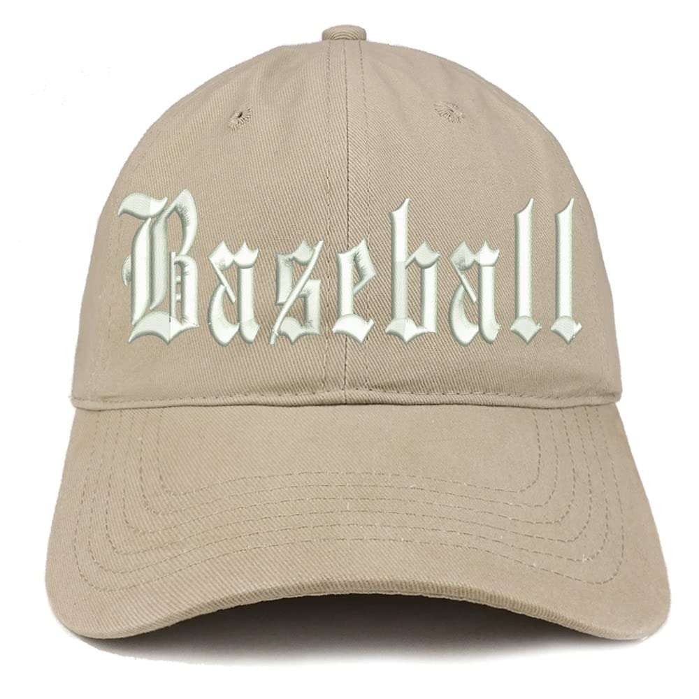 Trendy Apparel Shop Old English Baseball Low Profile Soft Cotton Baseball Cap
