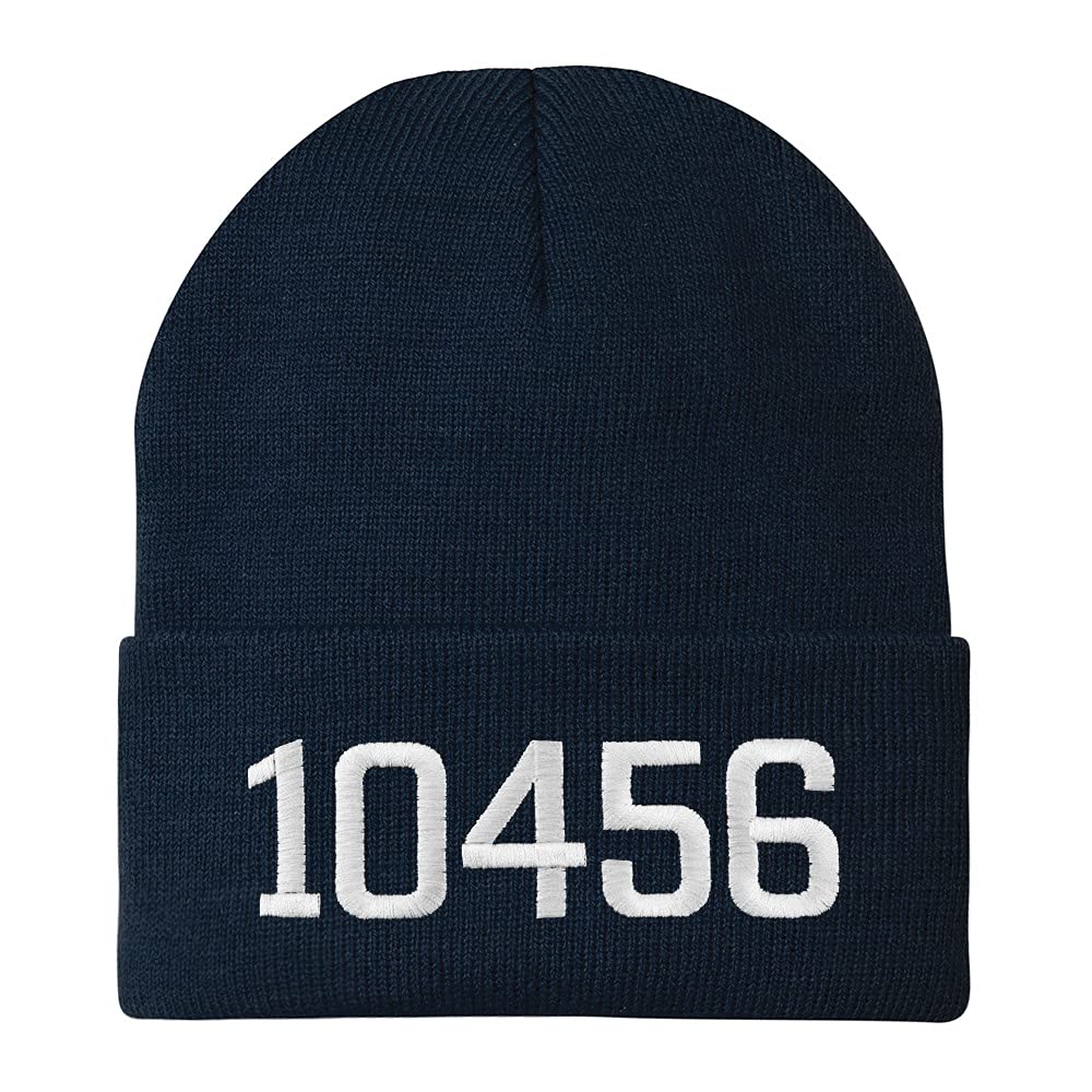 Trendy Apparel Shop 10456 Bronx NY Old English Embroidered Long Cuff Beanie