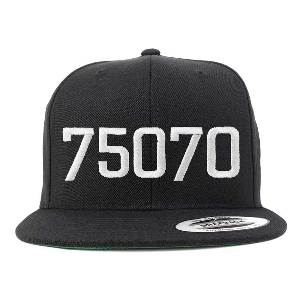 Trendy Apparel Shop 75070 McKinney TX Old English Embroidered Flatbill Snapback