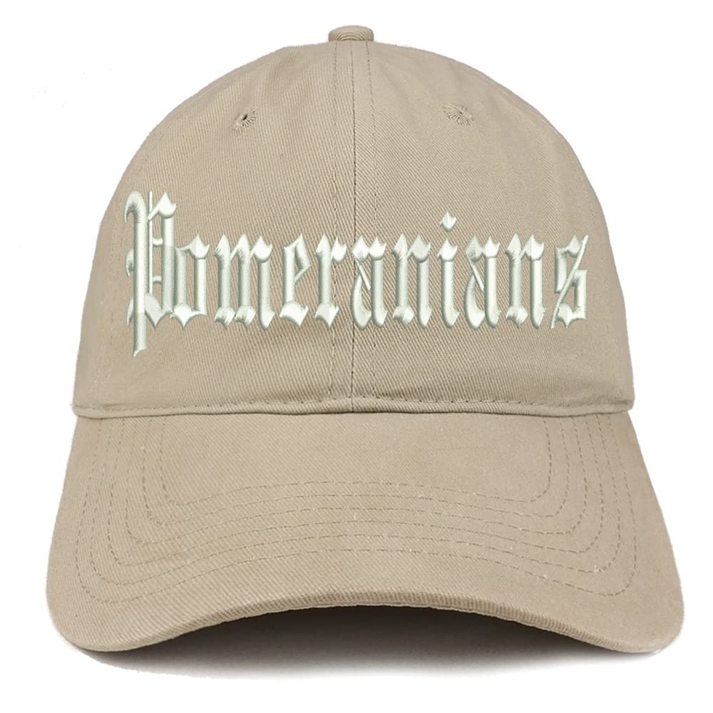 Trendy Apparel Shop Old English Pomeranians Low Profile Soft Cotton Baseball Cap