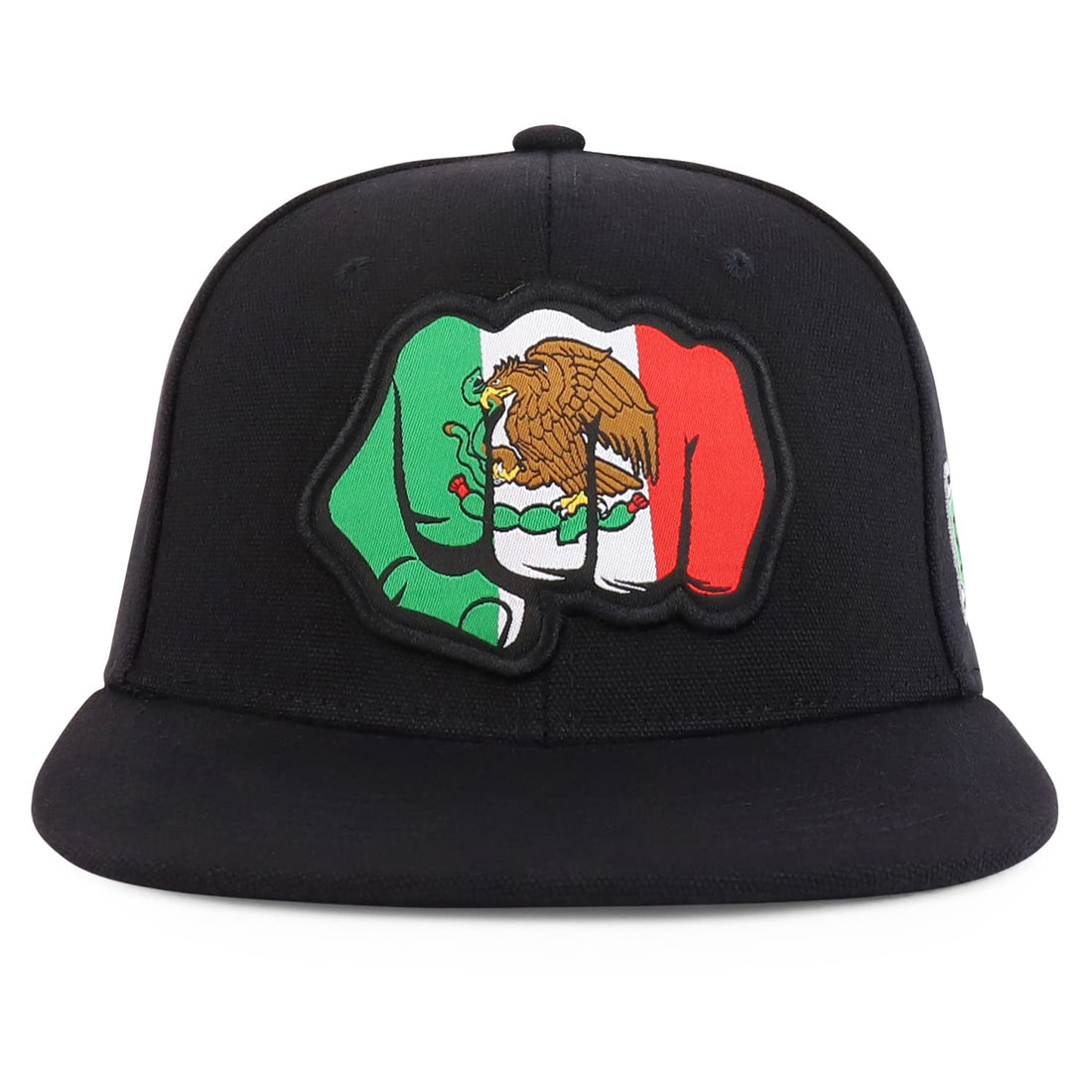 Trendy Apparel Shop Mexico Eagle Embroidered Flatbill Snapback Cap