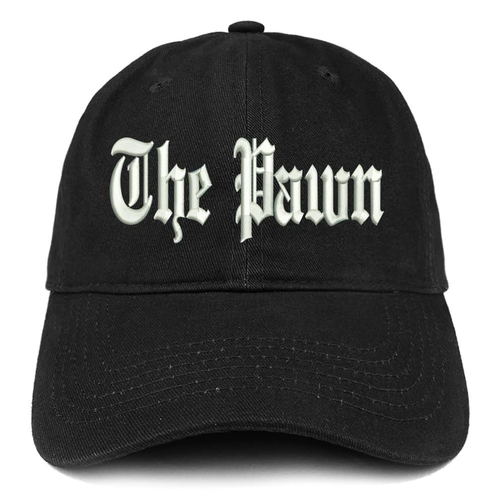 Trendy Apparel Shop The Pawn Old English Low Profile Soft Cotton Baseball Cap