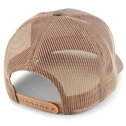 Trendy Apparel Shop Marmot Embroidered Patch Structured 6 Panel Mesh Back Trucker Cap