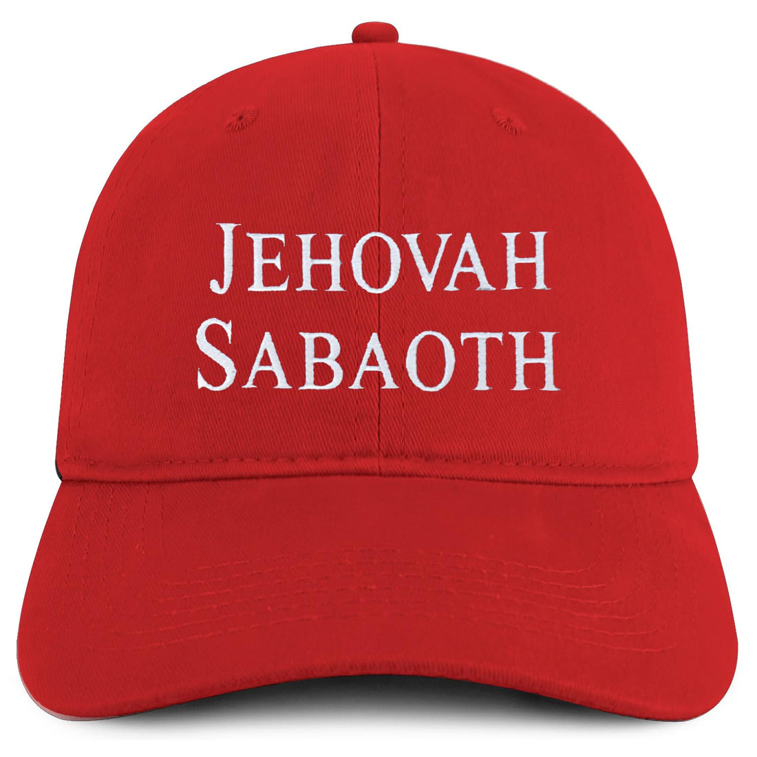 Trendy Apparel Shop Jehovah Sabaoth Embroidered Soft Cotton Baseball Cap