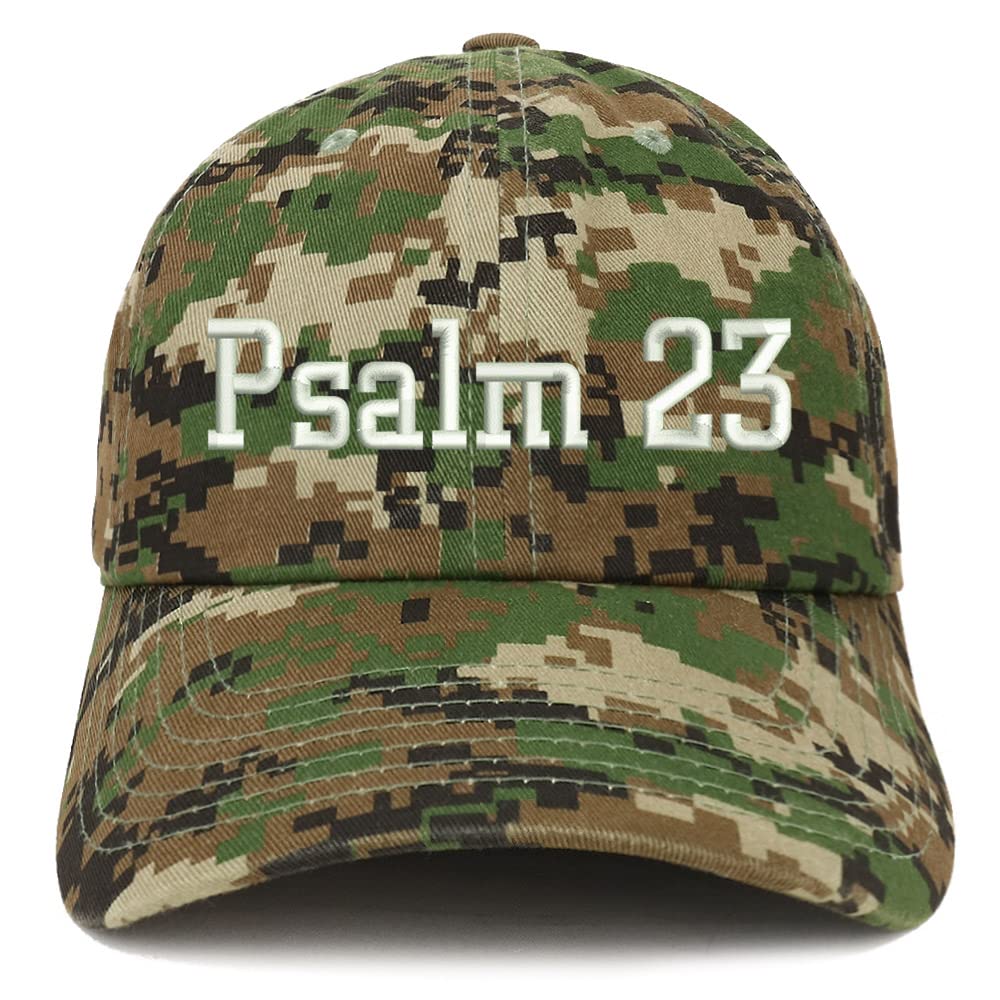 Trendy Apparel Shop Psalm 23 Low Profile Soft Cotton Baseball Cap