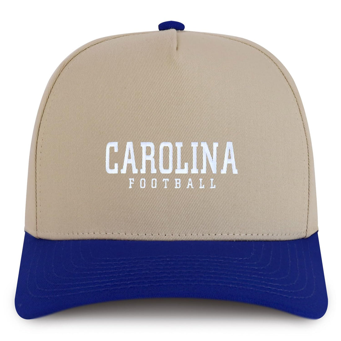 Trendy Apparel Shop Carolina Embroidered 5 Panel Structured Baseball Cap