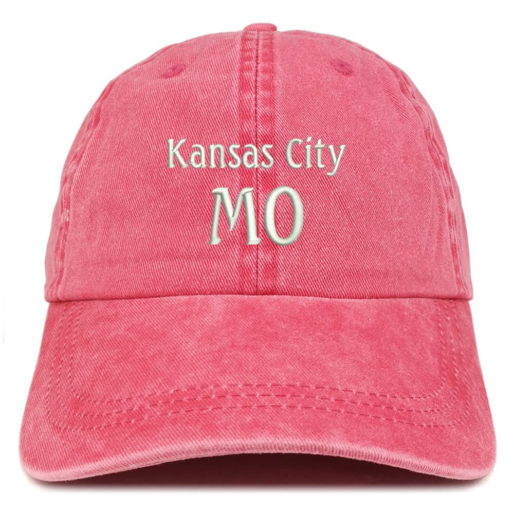 Trendy Apparel Shop Kansas City MO Embroidered Pigment Dyed Washed Baseball Cap