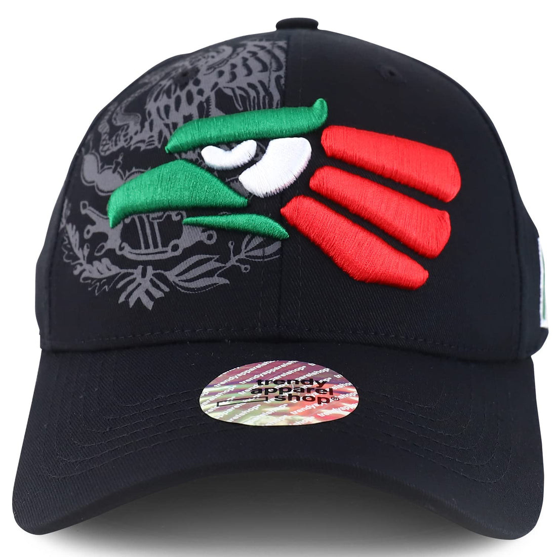 Trendy Apparel Shop Hecho En Mexico Eagle 3D Embroidered Structured Baseball Cap