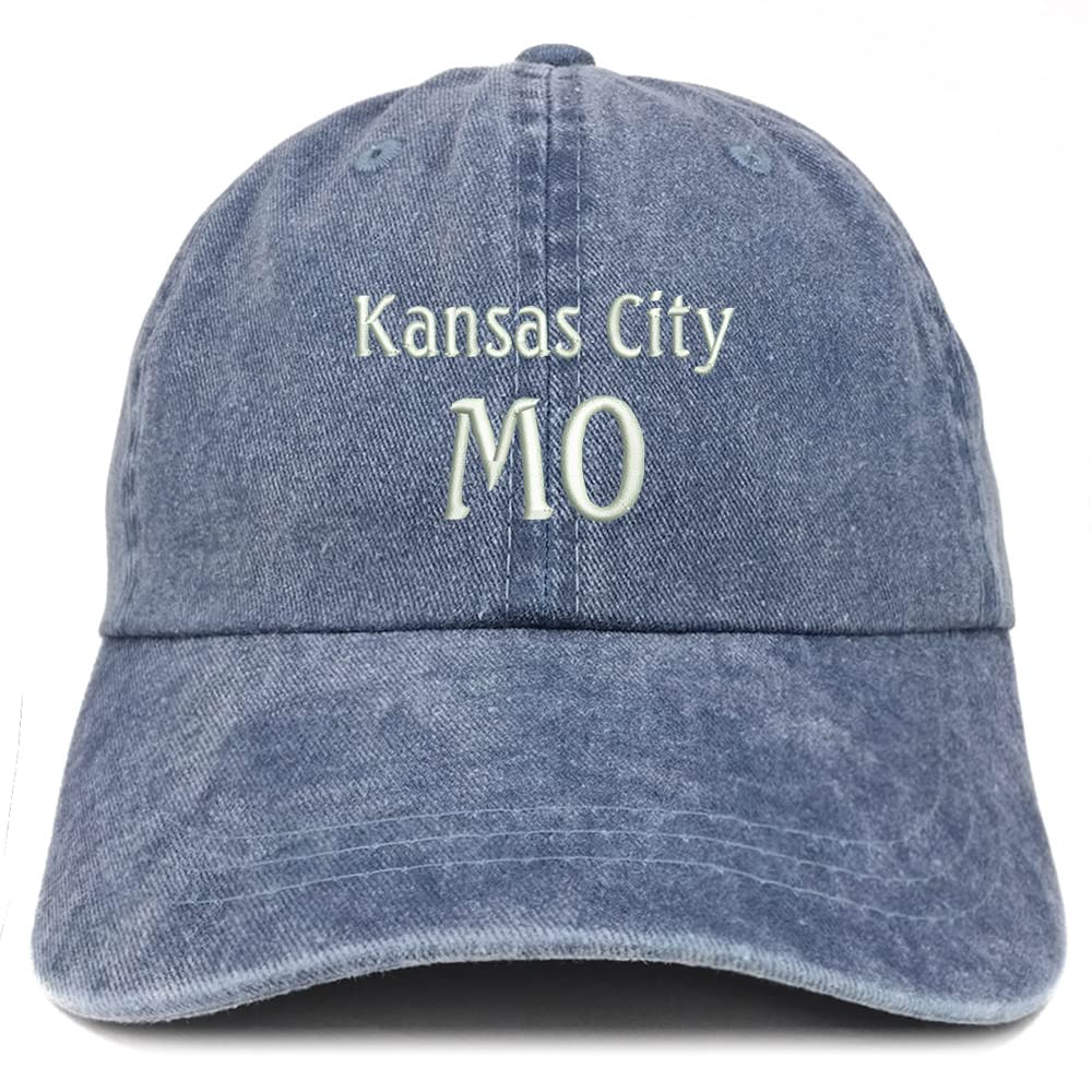 Trendy Apparel Shop Kansas City MO Embroidered Pigment Dyed Washed Baseball Cap