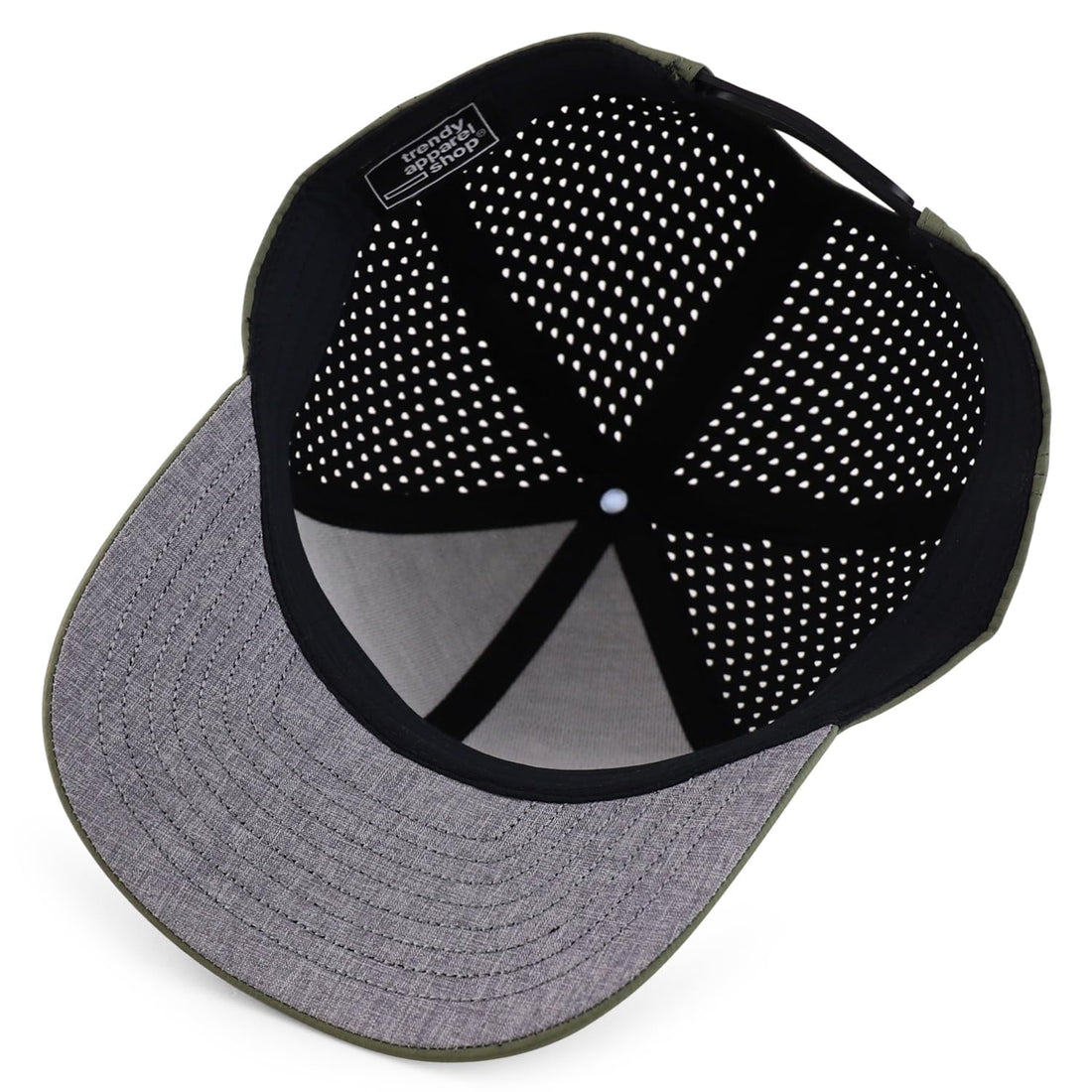 Trendy Apparel Shop Oversize XXL Laser Cut Holes Back Performance Snapback Ball Cap