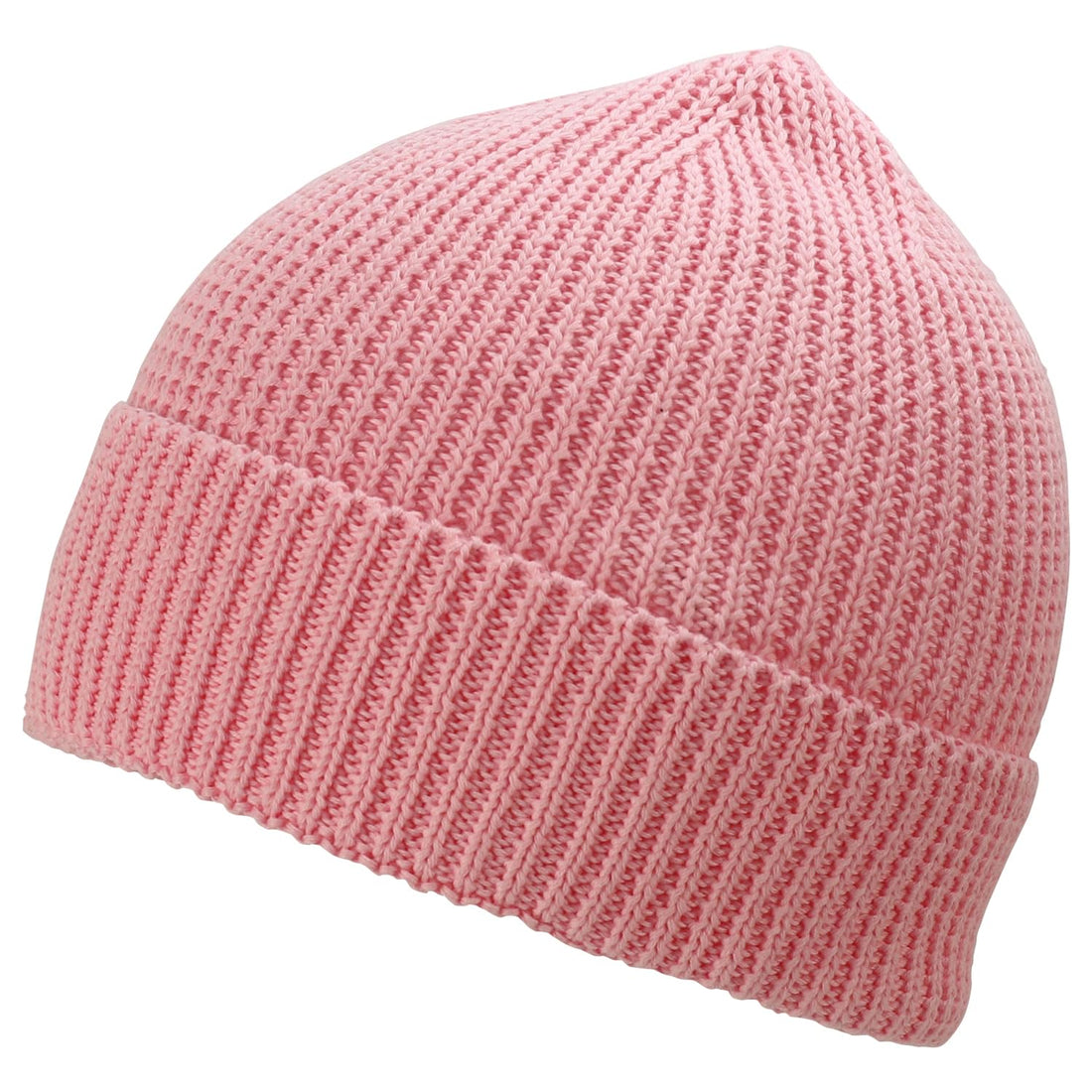 Trendy Apparel Shop Stretchy Cotton Knitted Cuff Beanie Hat