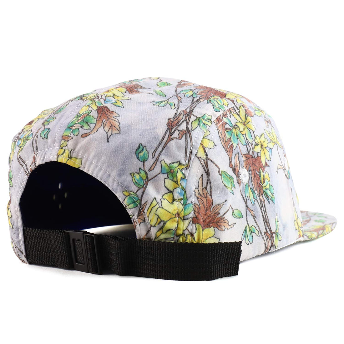 Trendy Apparel Shop Men's 5 Panel Blossom Floral Design Baseball Cap