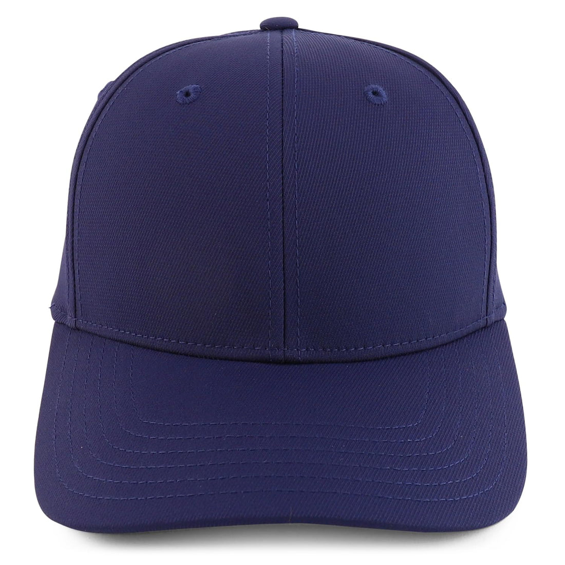 Trendy Apparel Shop Oversize XXL Plain Air Thru Structured Curved Bill Fitted Cap