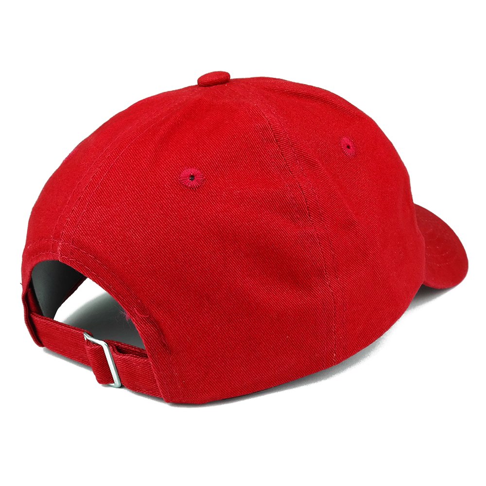 Trendy Apparel Shop Director Embroidered Soft Cotton Low Profile Dad Hat Baseball Cap