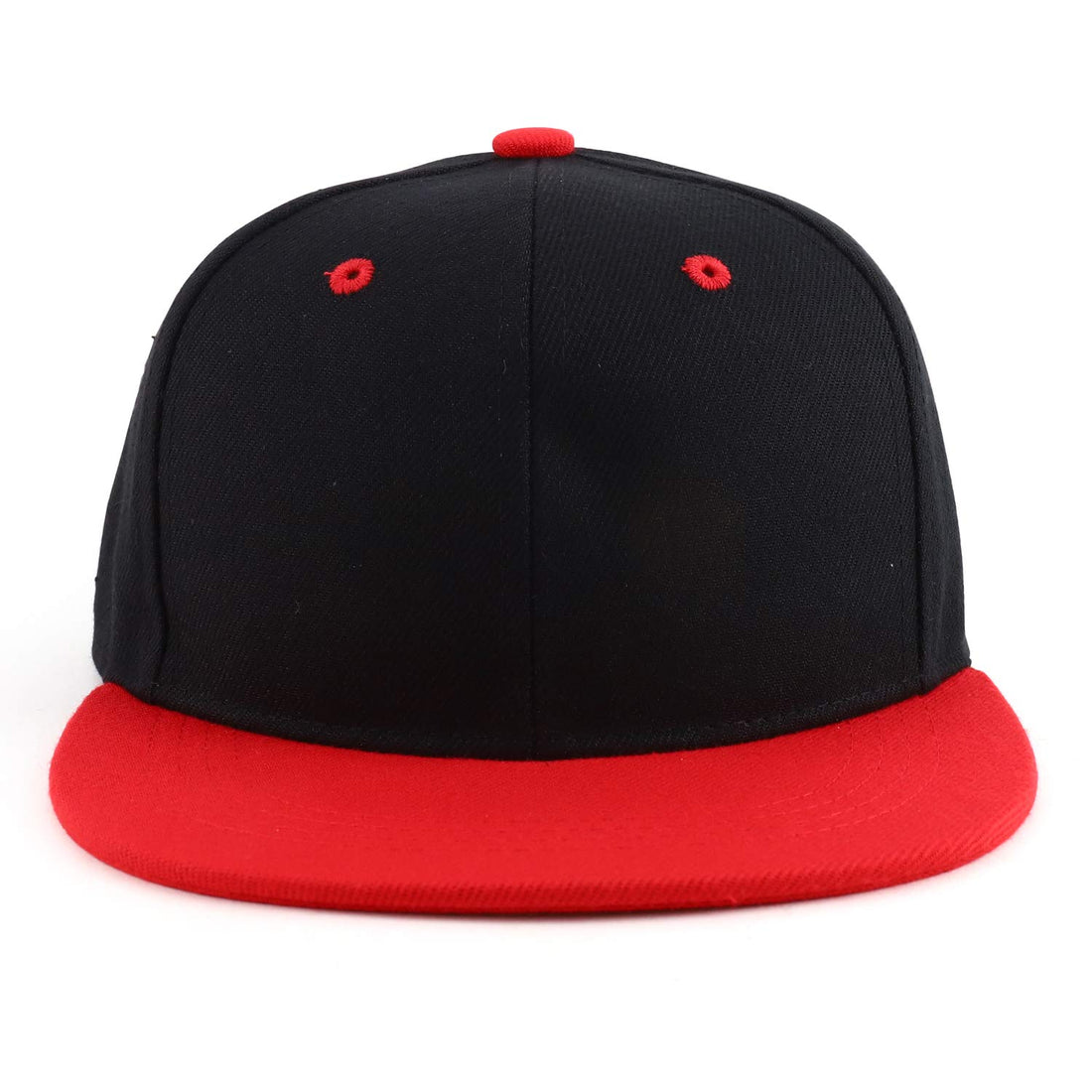 Trendy Apparel Shop Infant to Toddler Kid's Plain Structured Flatbill Snapback Cap