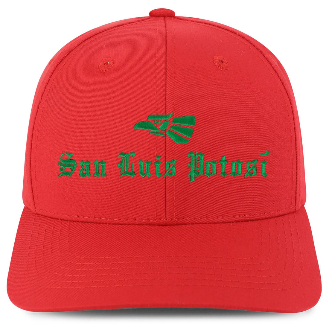 Trendy Apparel Shop San Luis Potosi Mexico State Embroidered 6 Panel Snapback Baseball Cap