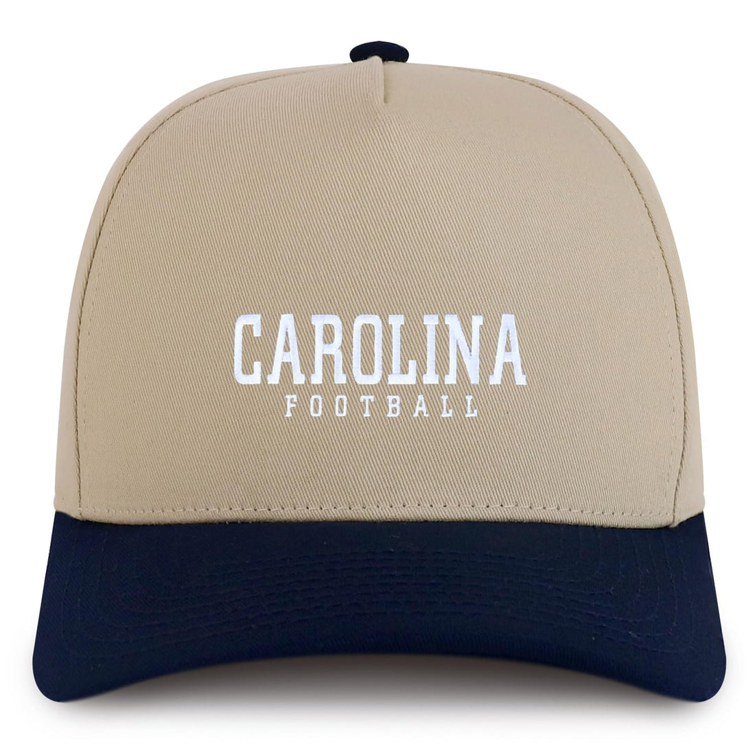 Trendy Apparel Shop Carolina Embroidered 5 Panel Structured Baseball Cap