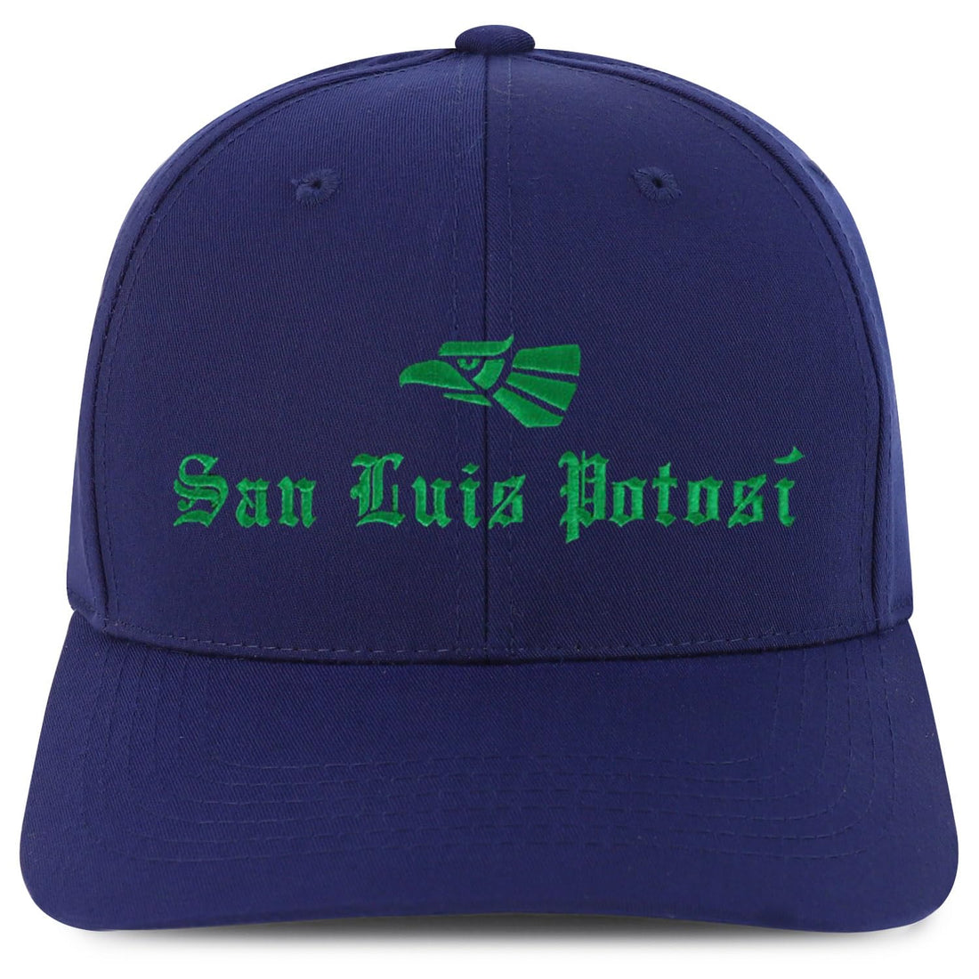 Trendy Apparel Shop San Luis Potosi Mexico State Embroidered 6 Panel Snapback Baseball Cap