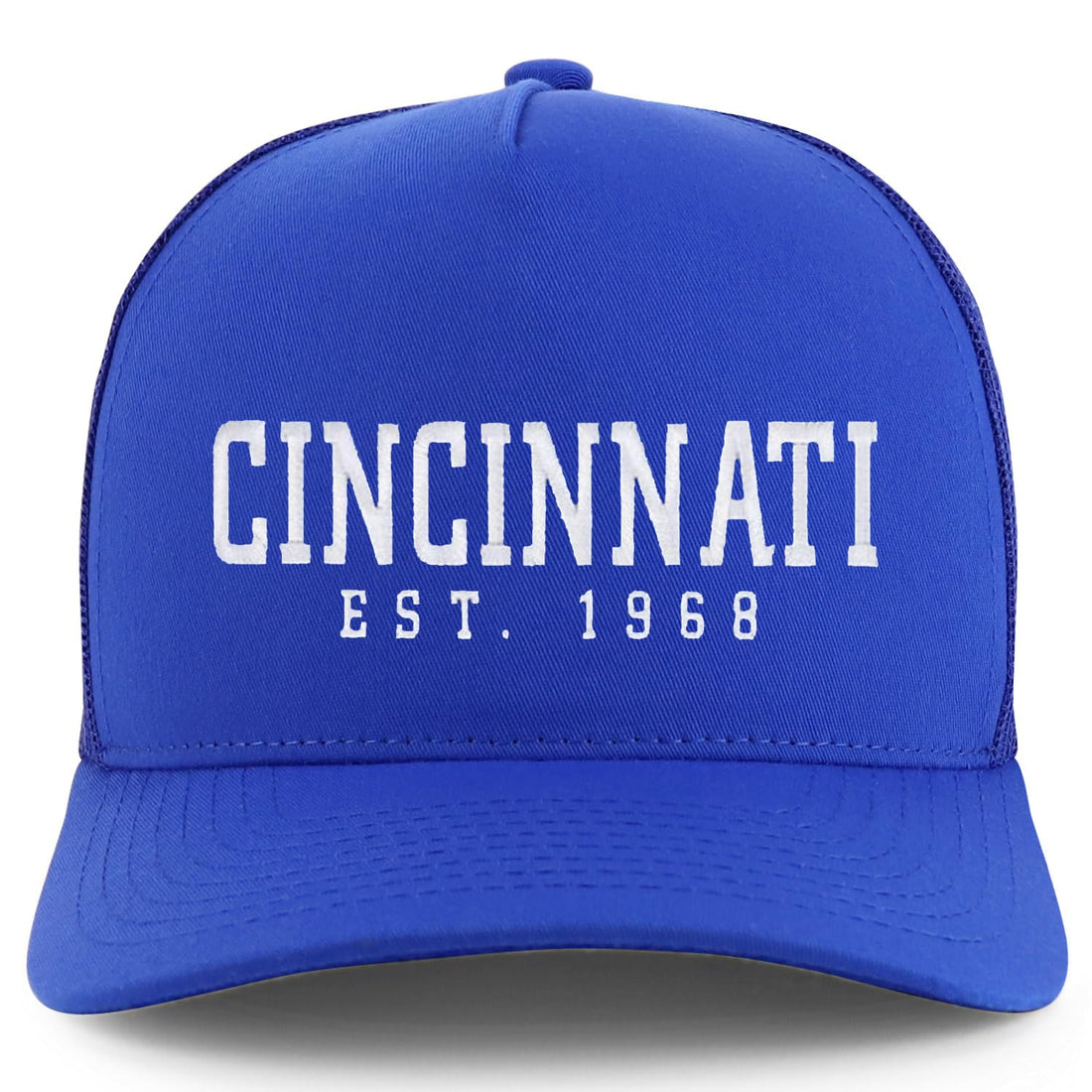 Trendy Apparel Shop Cincinnati Est.1968 Embroidered 5 Panel Snapback Trucker Cap