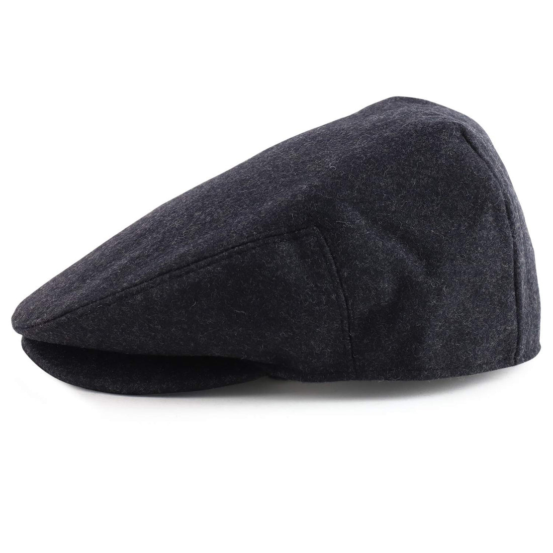 Trendy Apparel Shop Men's Wool Blend Adjustable 3 Button Snapback Ivy Hat