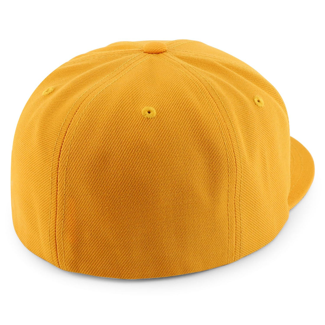 Trendy Apparel Shop Oversize XXL Plain Structured 6 Panel Flat Bill Fitted Cap