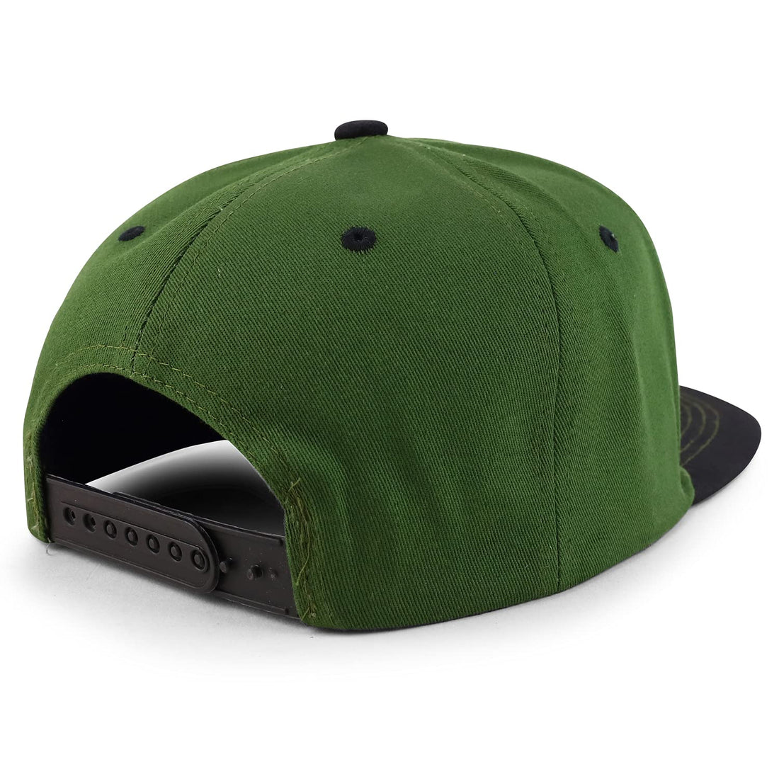 Trendy Apparel Shop Large Marijuana Leaf Flatbill Snapback Baseball Cap