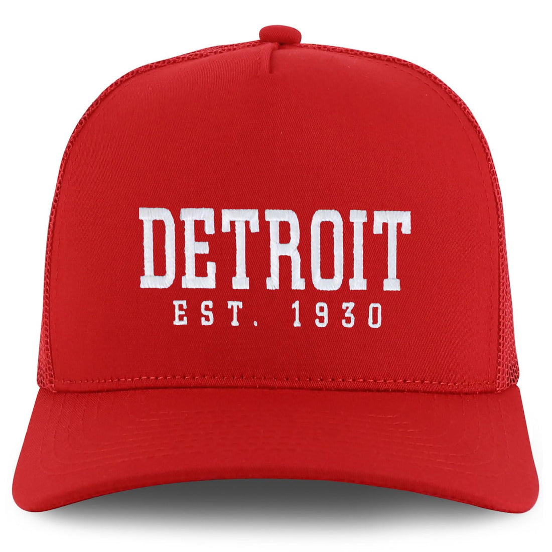 Trendy Apparel Shop Detroit Est.1930 Embroidered 5 Panel Snapback Trucker Cap