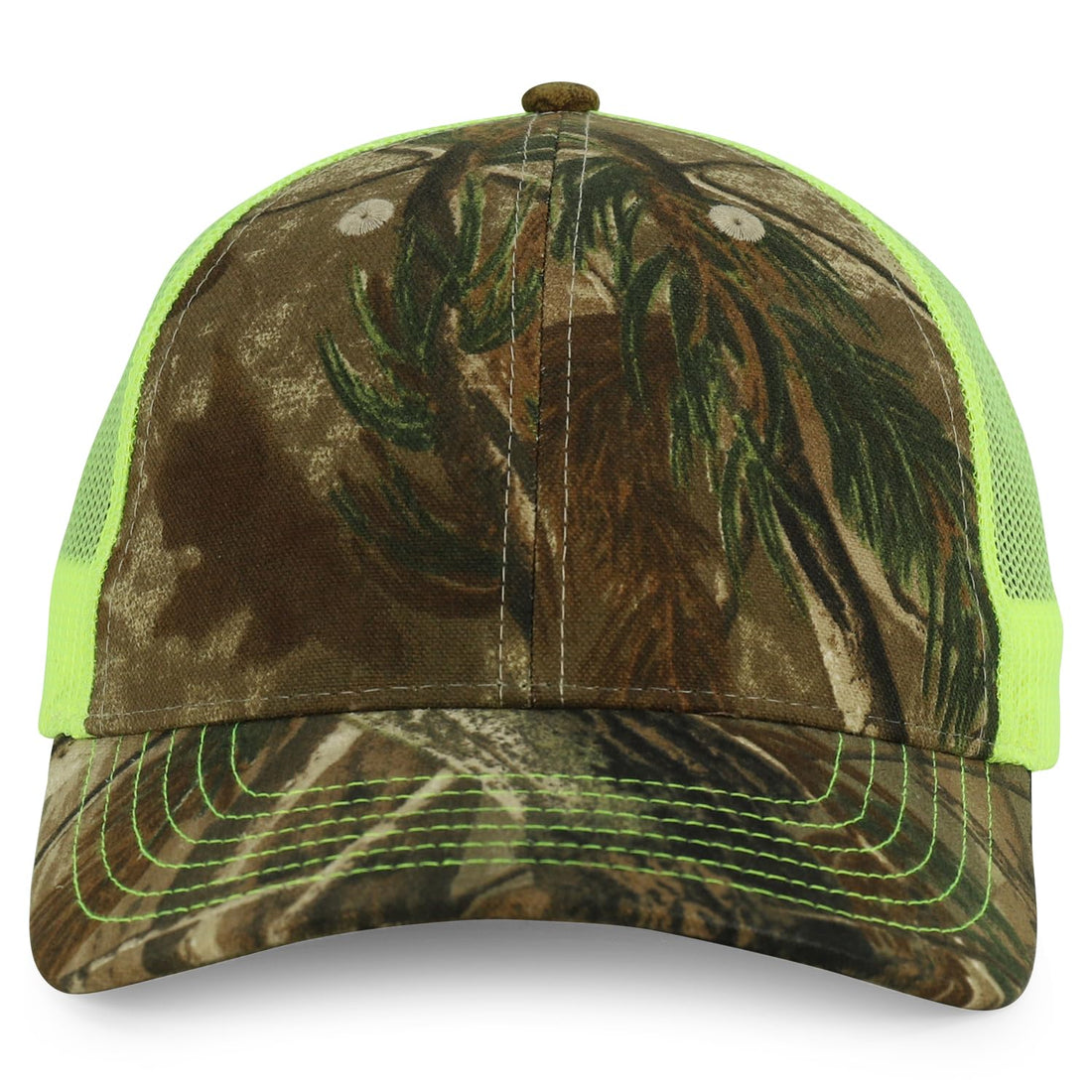 Trendy Apparel Shop Hunting Camouflage Adjustable Mesh Back Tucker Cap