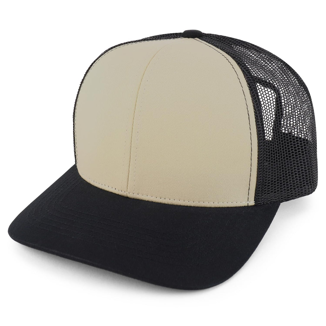 Trendy Apparel Shop Structured High Profile 6 Panel Mesh Trucker Baseball Cap