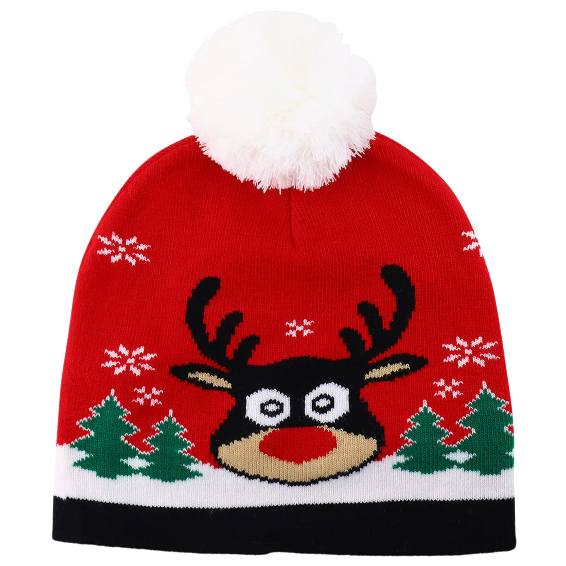 Trendy Apparel Shop 10 Styles Christmas Winter Short Beanies with Pompom