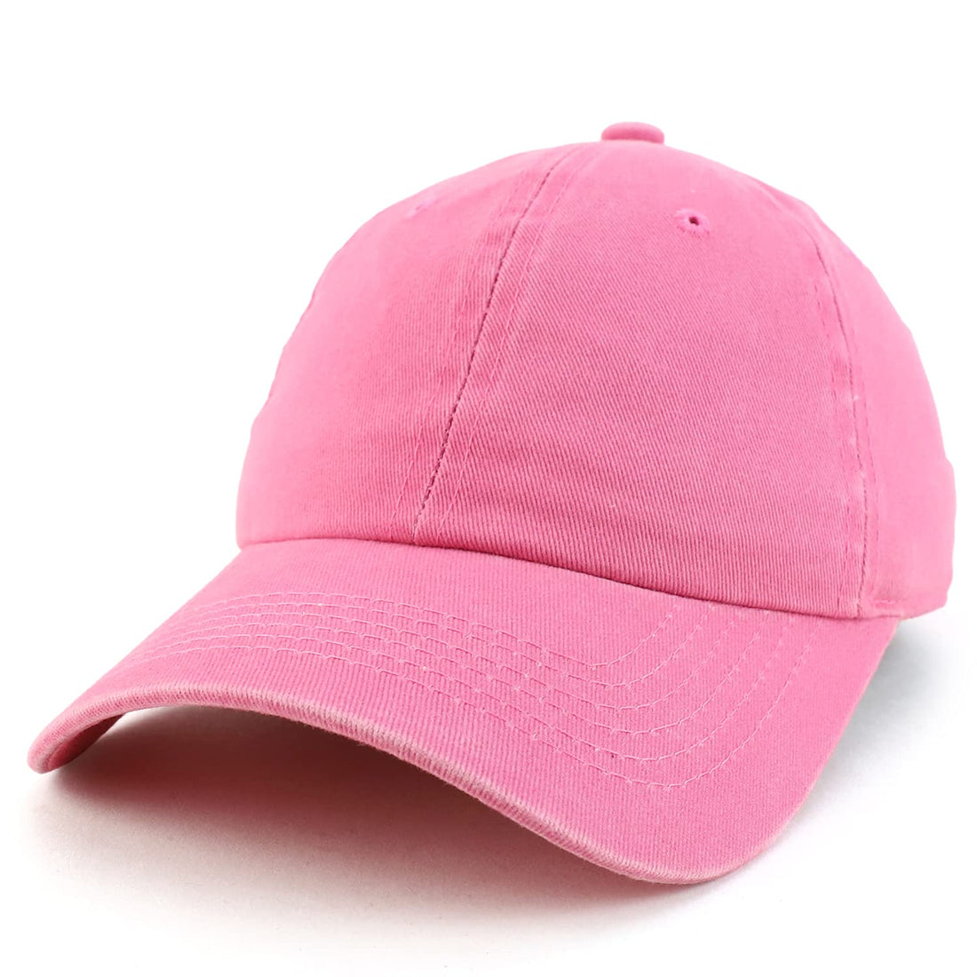 Trendy Apparel Shop Plain Unisex Unstructured Pigment Dyed Washed Baseball Cap