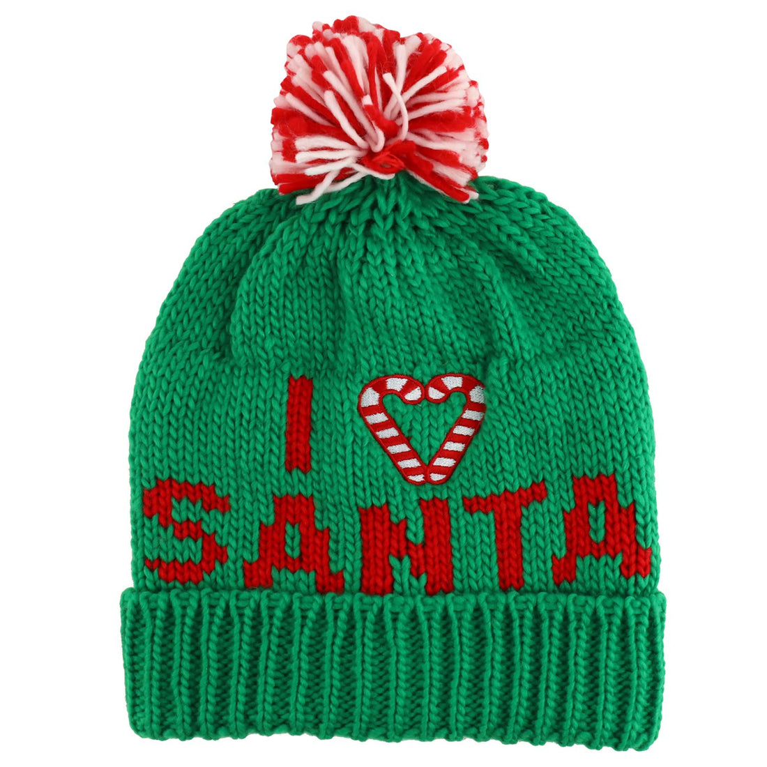 Trendy Apparel Shop Happy Holidays Christmas Theme Winter Xmas Pom Beanies