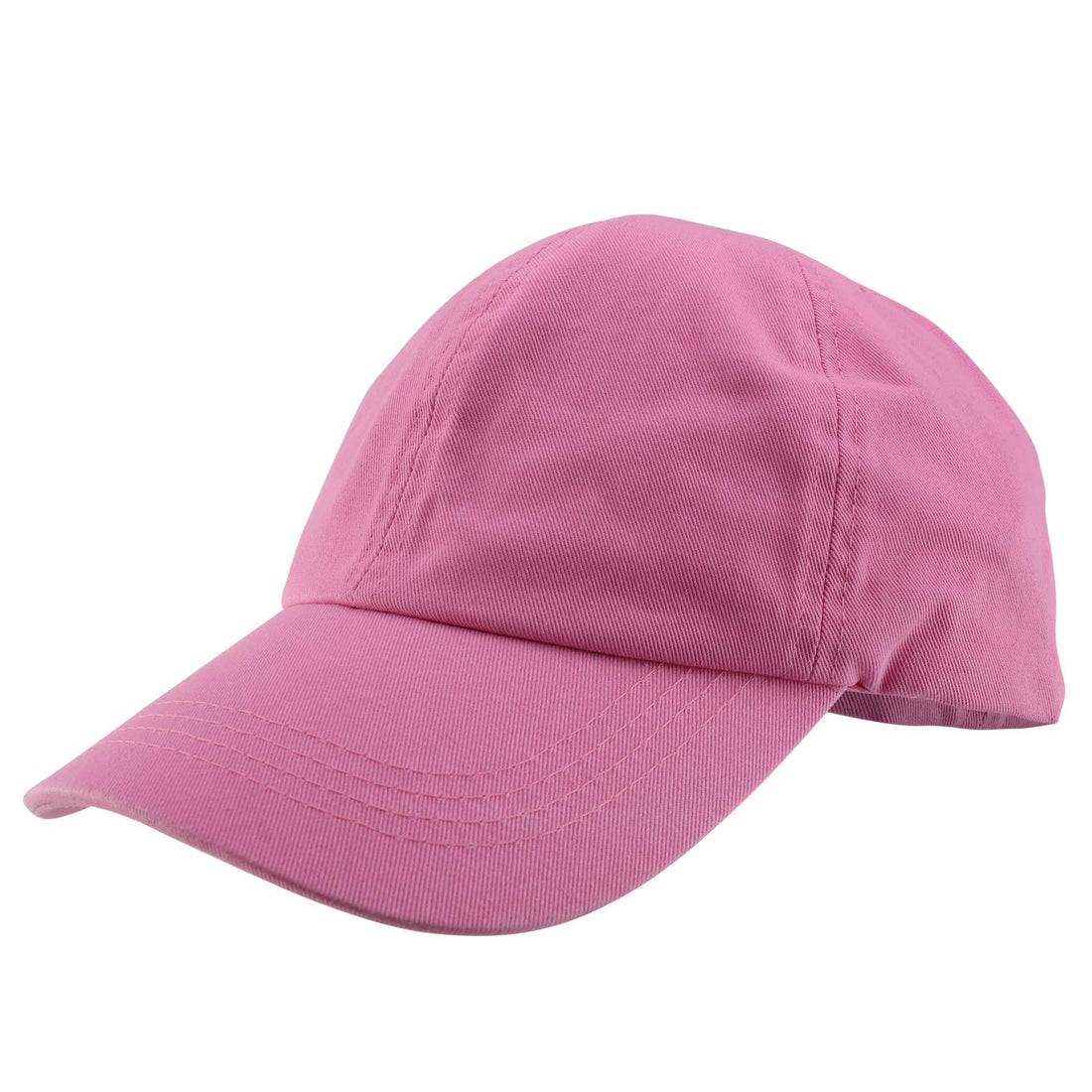 Trendy Apparel Shop Oversized XL Unstructure Ladies Ponytail Cotton Baseball Cap