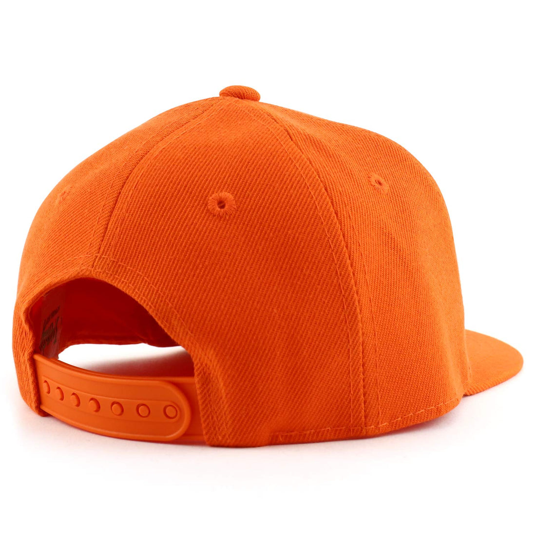 Trendy Apparel Shop Infant to Toddler Kid's Plain Structured Flatbill Snapback Cap
