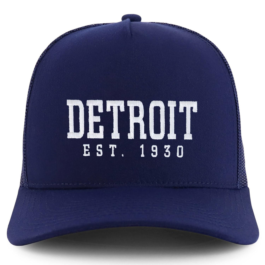 Trendy Apparel Shop Detroit Est.1930 Embroidered 5 Panel Snapback Trucker Cap