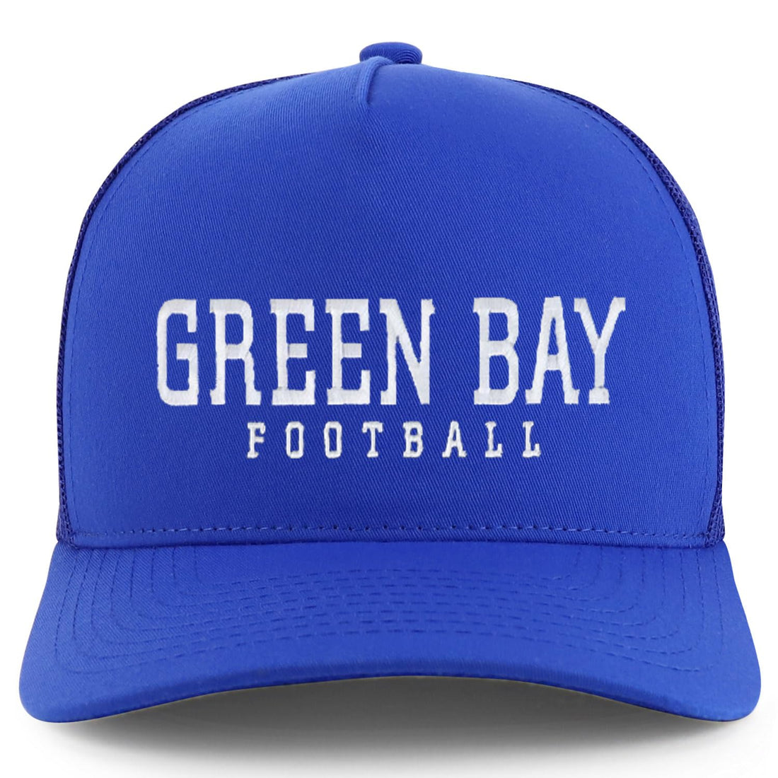 Trendy Apparel Shop Green Bay Embroidered 5 Panel Snapback Trucker Cap