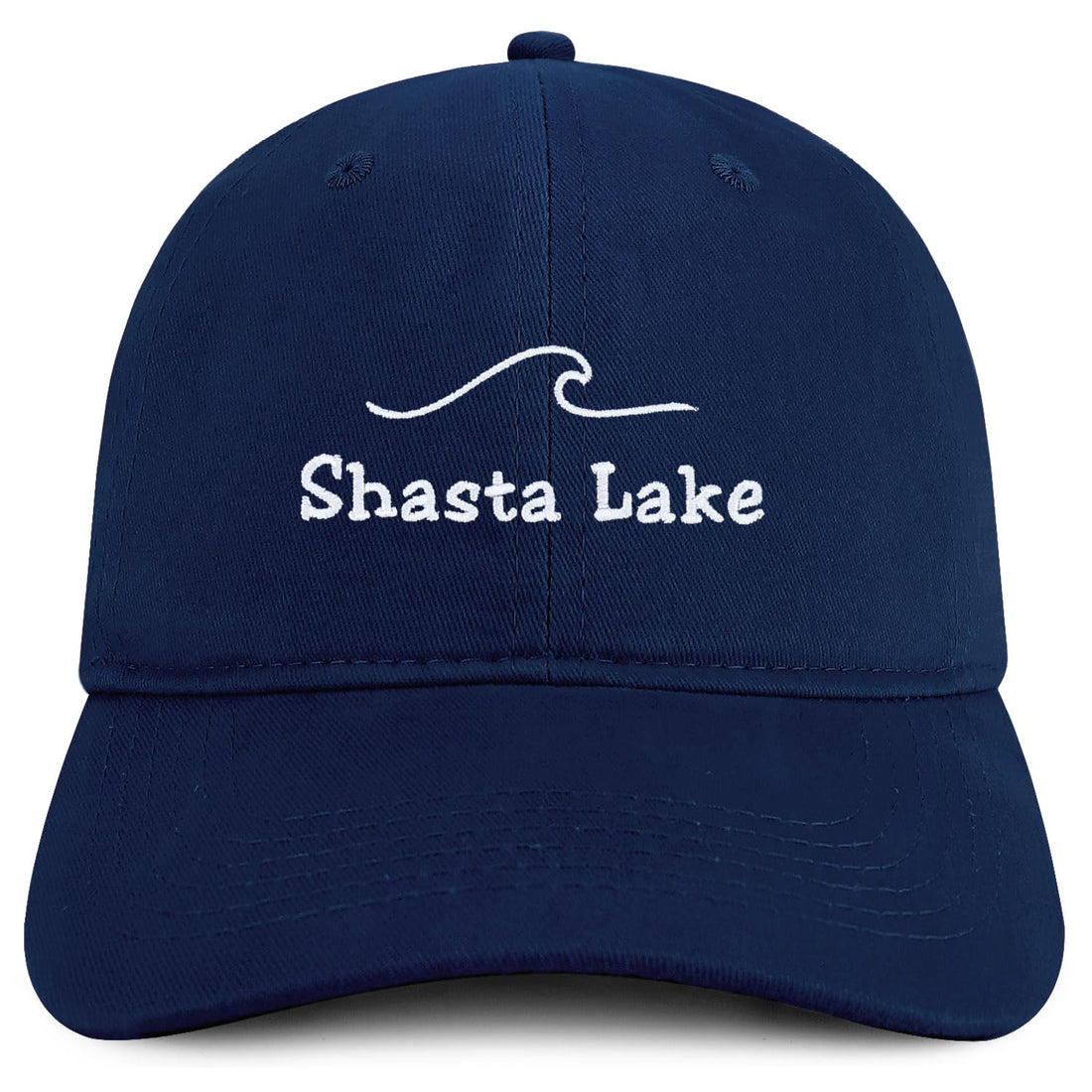 Trendy Apparel Shop Shasta Lake Embroidered Cotton Unstructured Low Profile Dad Hat