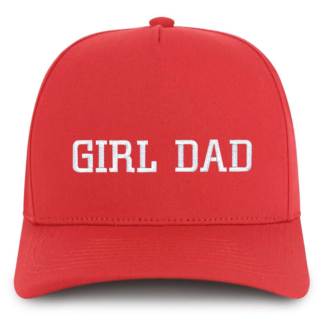 Trendy Apparel Shop Girl Dad Embroidered 5 Panel High Profile Structured Snapback Cap