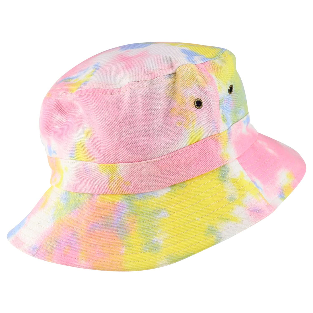 Trendy Apparel Shop Colorful Tie Dye Pattern Oversized XXL Bucket Hat